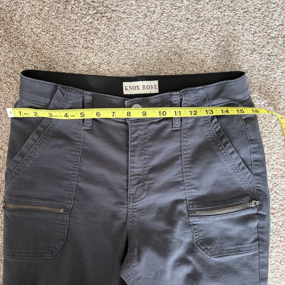 Knox Rose Charcoal Zippered Pants - Picture 6 of 7
